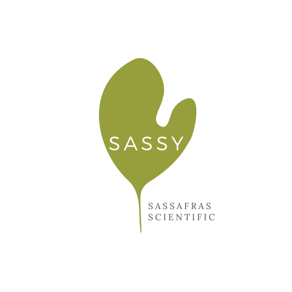 Sassafras Scientific Logo - Sassy